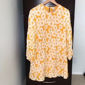 Yellow/Orange Daisy Dress